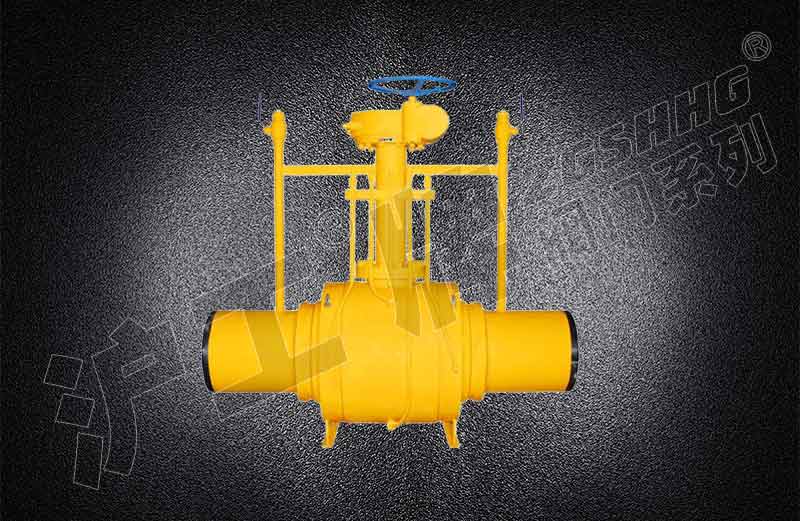 埋地式带袖管双放散焊接球阀
